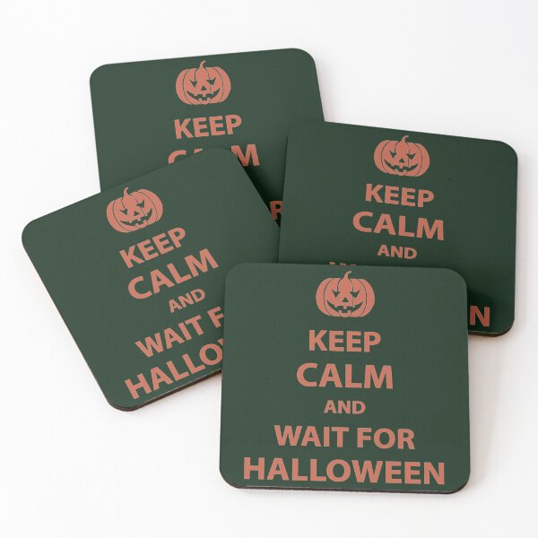 Item preview, Keep Calm And Wait For Halloween designed and sold by RavelledKnit.