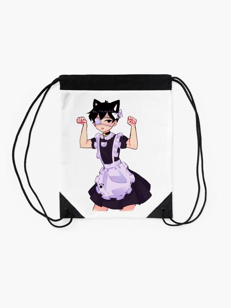 omori' Cotton Drawstring Bag