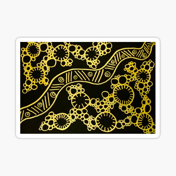 Golden Nature Sticker