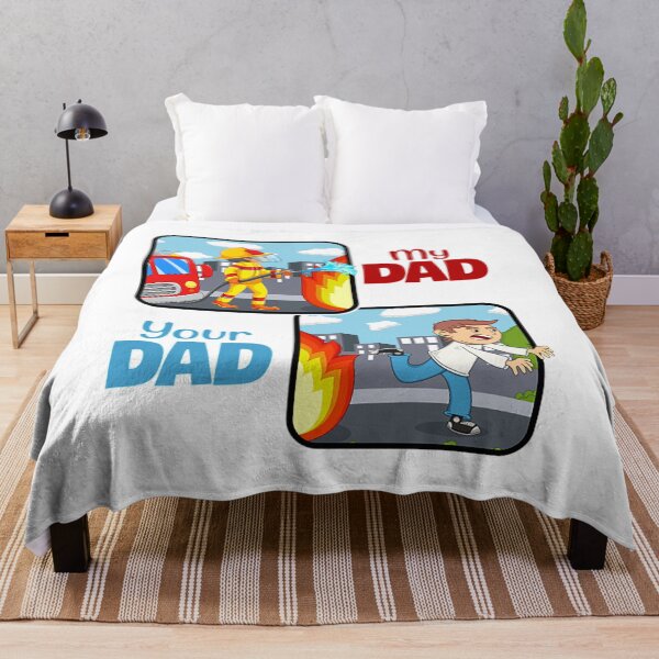 Aperçu de l'œuvre T-Shirt Papa PompierMon Papa Votre Papa Pompier Papa Mignon Fier Pompier Enfants créée et vendue par BasilRobert.