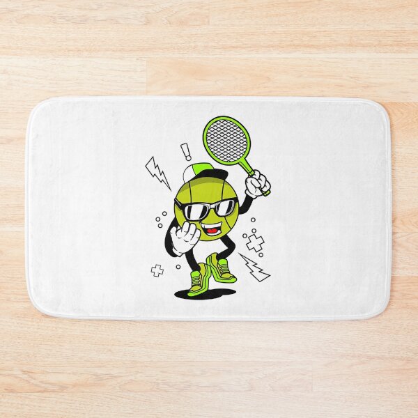 Artikelvorschau, Lustiges Cartoon T-ShirtPLAY TENNIS MASCOT entworfen und verkauft von BasilRobert.