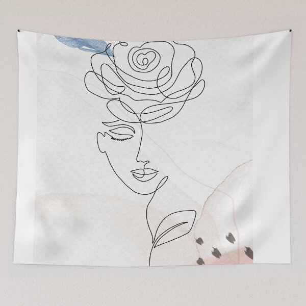 Item preview, Minimalist woman portrait designed and sold by paulrommer.