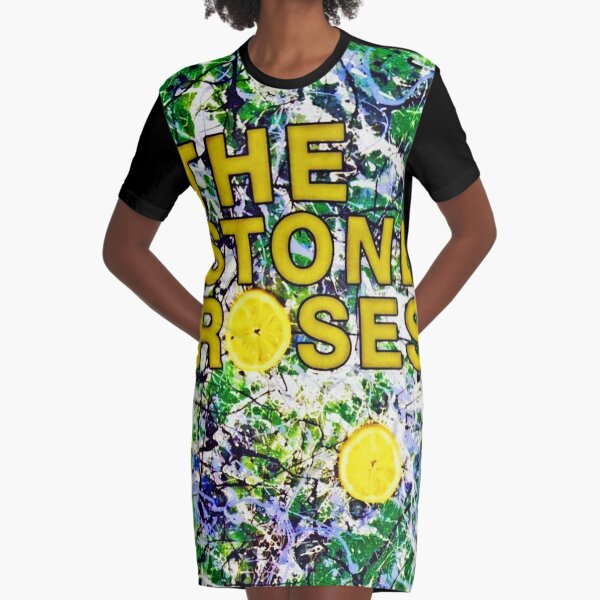tree and orange Graphic T-Shirt Dress