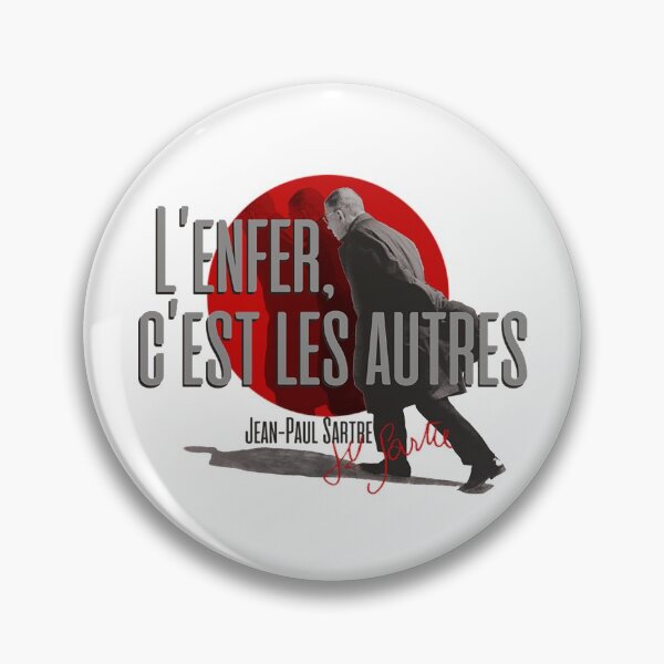 Item preview, Hell Is Other People T-ShirtSartre Hell Is Other People L'enfer, c'est les autres Jean Paul Sartre Quote designed and sold by BasilRobert.