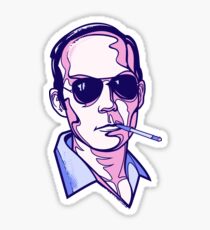 Hunter S. Thompson violet Sticker
