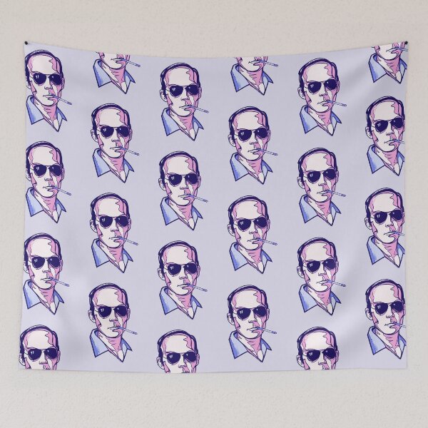 Item preview, Hunter S. Thompson violet designed and sold by Cloxboy.