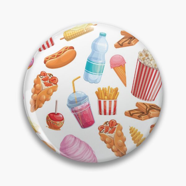 Item preview, Fries Hamburger Popcorn Chocolate Candy Pattern designed and sold by ozunu.