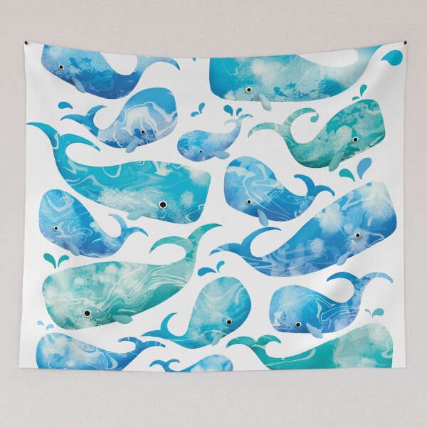 Item preview, Wonderful Whales designed and sold by Karin Taylor.