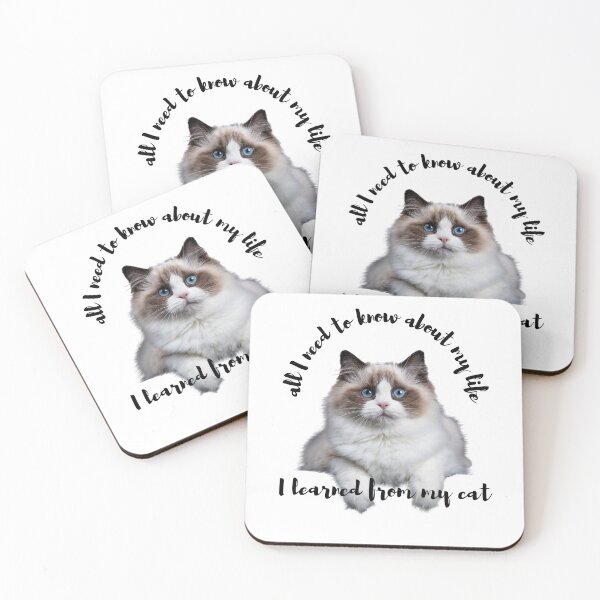 Item preview, all i need to know about my life i learned from my cat life lover designed and sold by sandy-san.
