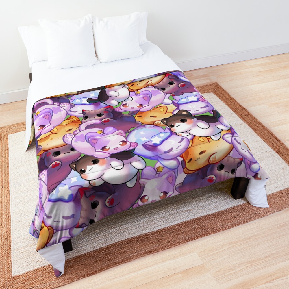 Aphmau Meow Plushies Anime Cats Comforter