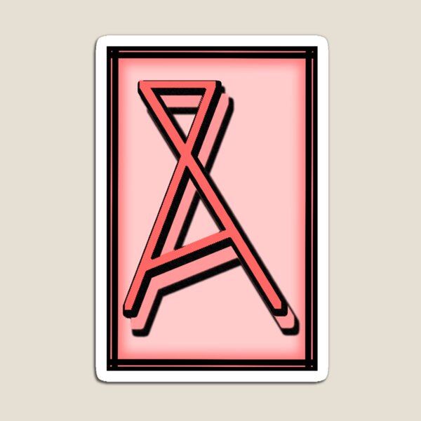 The Alphabet The letter A Magnet