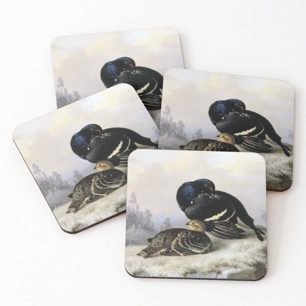 Item preview, Lyrurus tetrix in snow by Ferdinand von Wright designed and sold by academic-art.