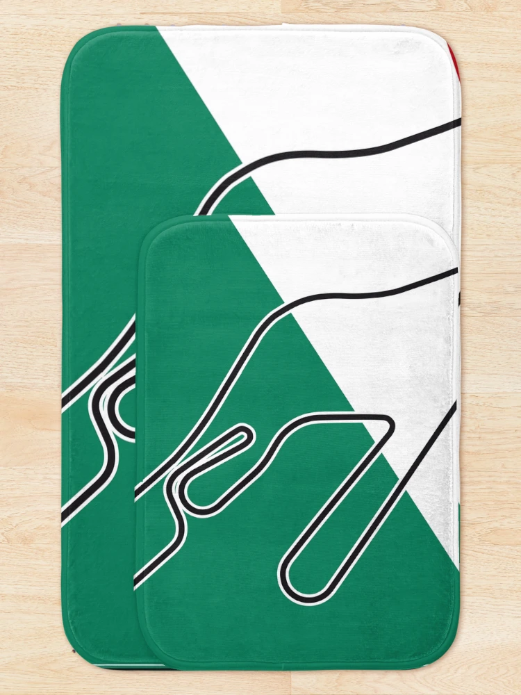Thumbnail 5 of 6, Bath Mat, Vallelunga Racetrack designed and sold by Theodor Decker.