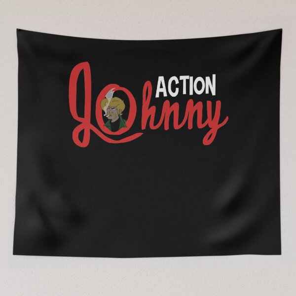 Item preview, Action Johnny for Dark Backgrounds Quest Movie In Good Cartoon With Mysterious Machines designed and sold by JonnyQuestMovie.