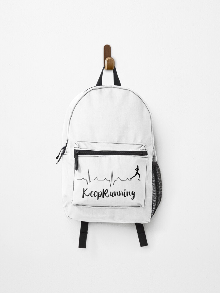 Thumbnail 1 of 3, Backpack, Keep Running designed and sold by MIGHTYSTUDIO.