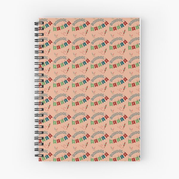 Item preview, Seamless pattern hello school typography on a pink background designed and sold by CutieBlue.