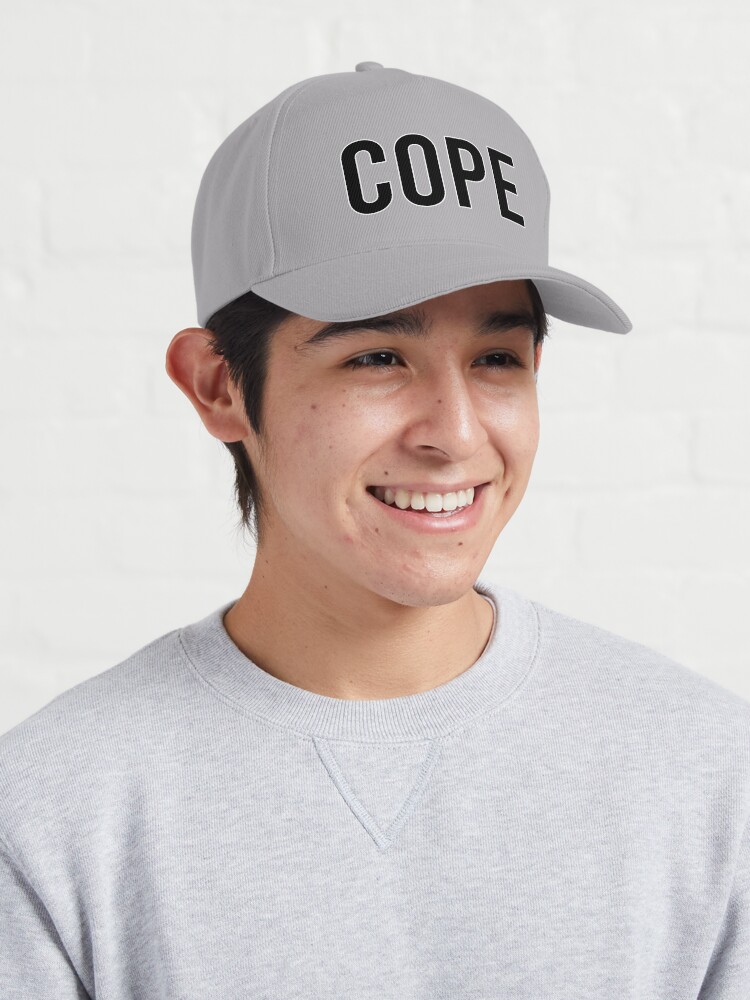 COPE - black Cap for Sale by Borg219467