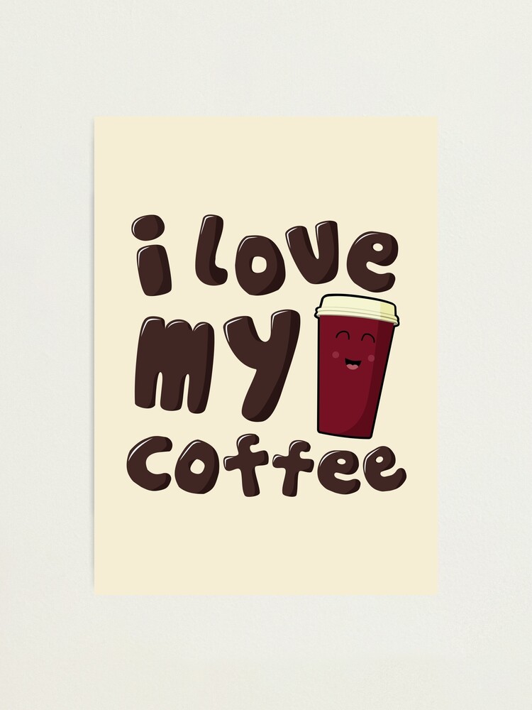 Alternate view of Longtime Coffee Love Photographic Print