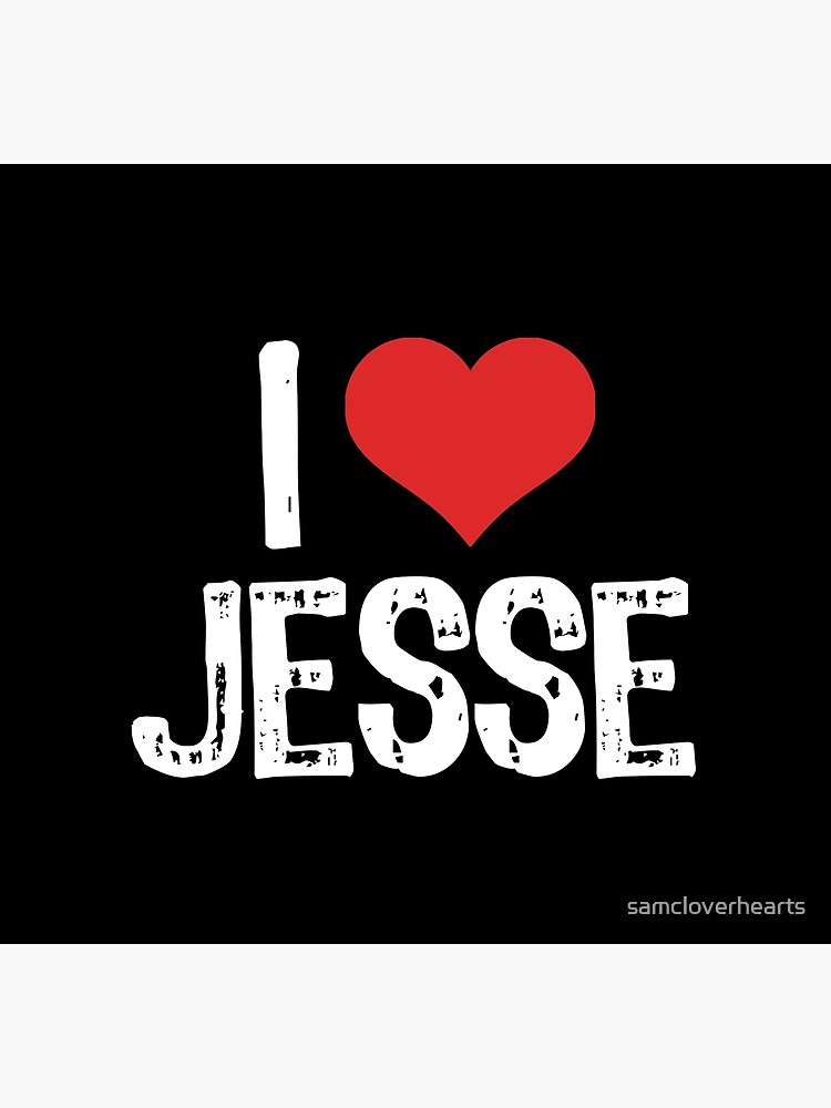 I Love Jesse Poster for Sale by samcloverhearts