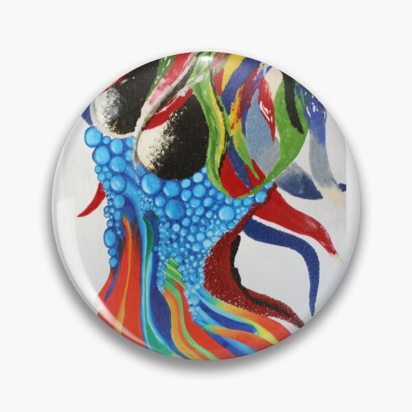 Item preview, A mystical woman's torso, bubbles torso, colors and stripes designed and sold by univkat.