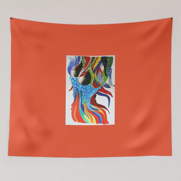 Item preview, A mystical woman's torso, bubbles torso, colors and stripes designed and sold by univkat.