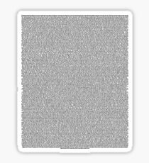 Bee Movie Script (Updated: Check Description For Details) Sticker