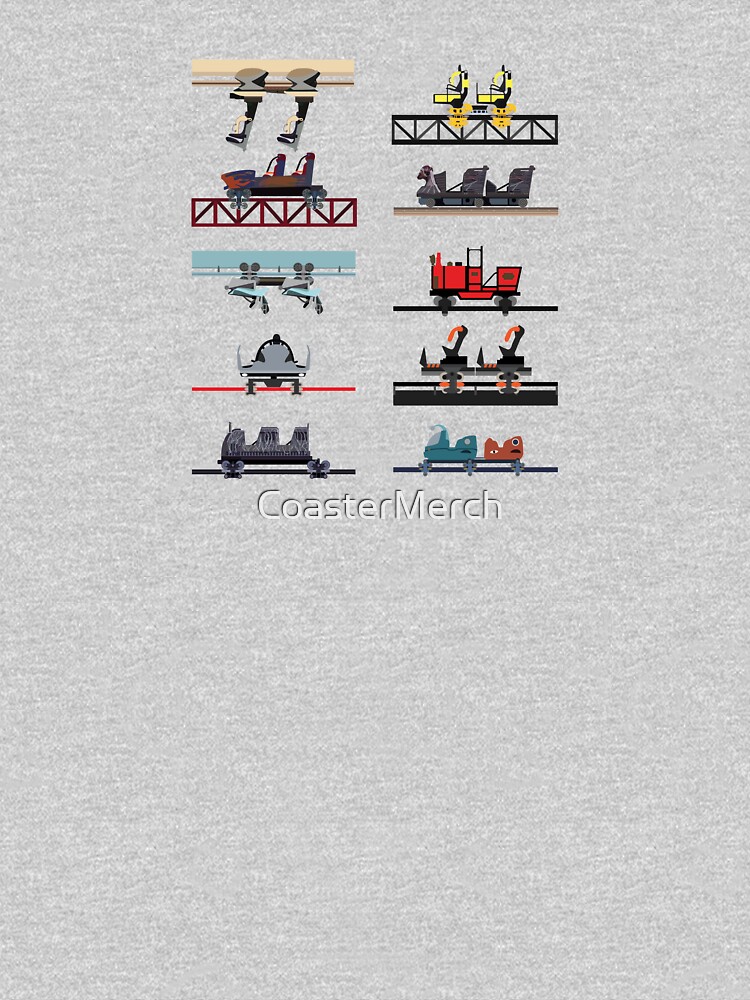 Alton Towers Staffordshire Theme Park Coaster Cars by CoasterMerch