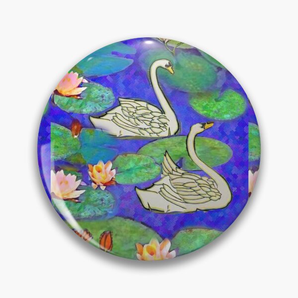 Item preview, espdzines swans amongst the lilies designed and sold by EspDzines.
