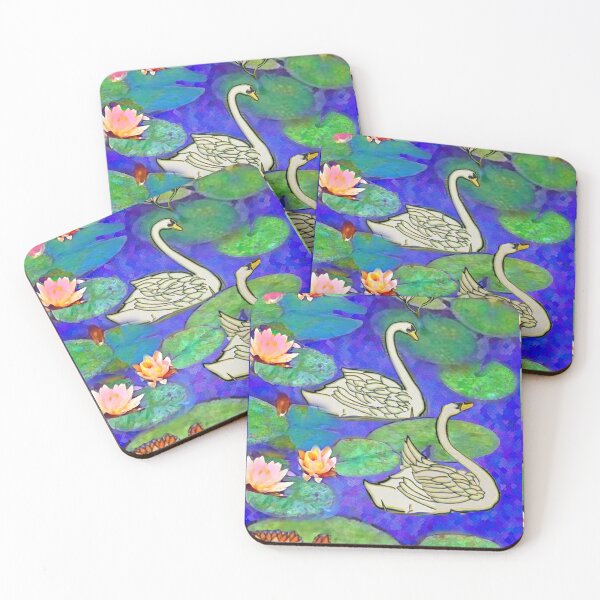 Item preview, espdzines swans amongst the lilies designed and sold by EspDzines.