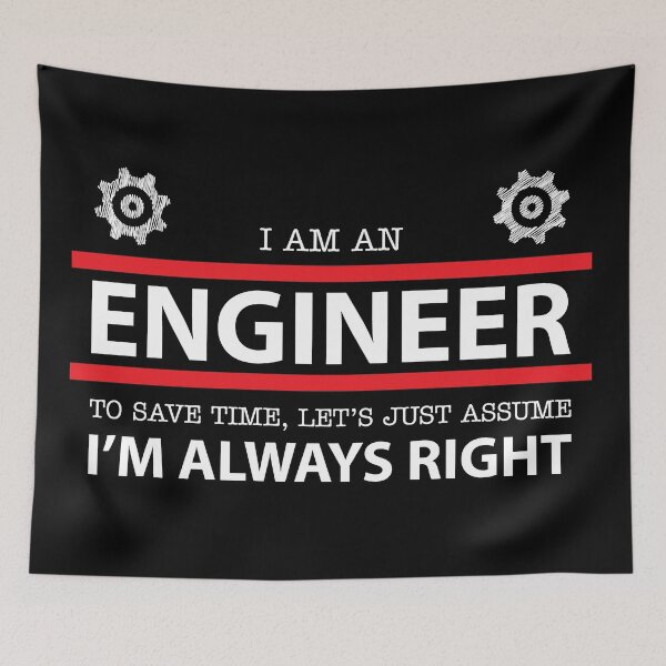 Item preview, I am an Engineer Engineering designed and sold by Marc Scott-Parkin.
