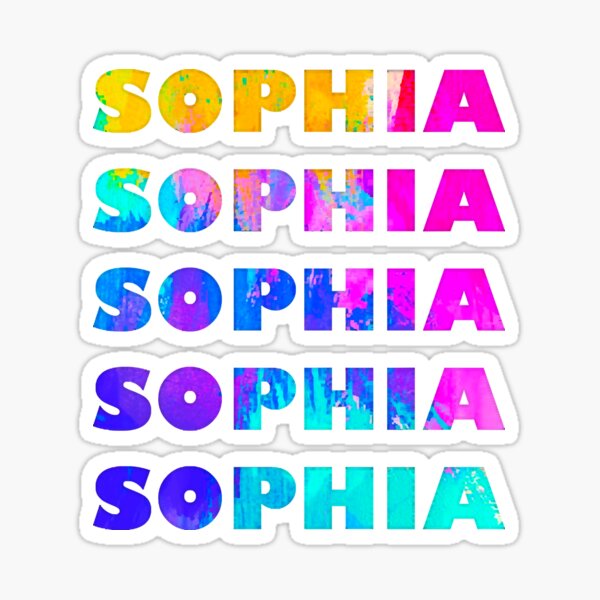 Item preview, Sophia personalized name gift  designed and sold by khirynnach.