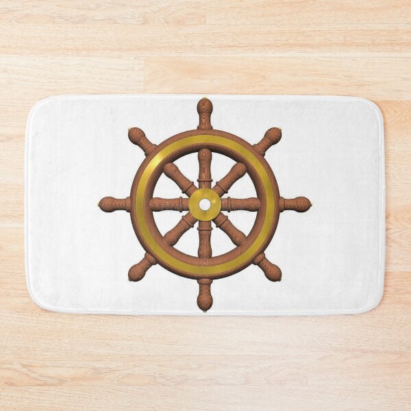 Item preview, Vintage Nautical Ship Steering Wheel Helm designed and sold by NOVA SUPPLY.