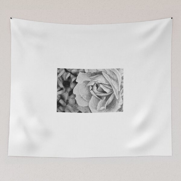 Item preview, Fragrant rose, drawing with delicate rose petals designed and sold by oanaunciuleanu.