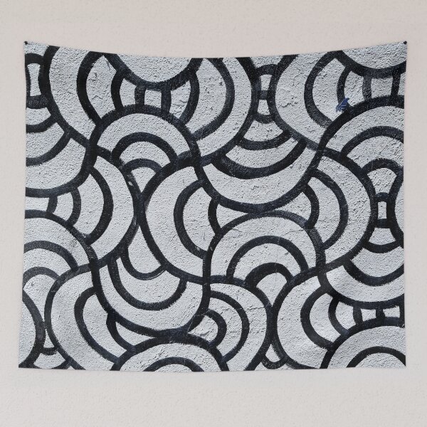 Item preview, Black And White Chevron Textile designed and sold by Benn-IA.