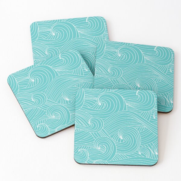 Item preview, Sea waves pattern designed and sold by Maartje de Volder.