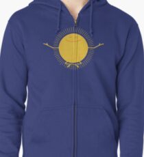 Sun Worshipper Zipped Hoodie