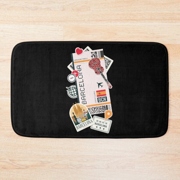 Item preview, Barcelona Boarding Pass Airplane Plane Ticket Travel Spain designed and sold by funnylifeusa.