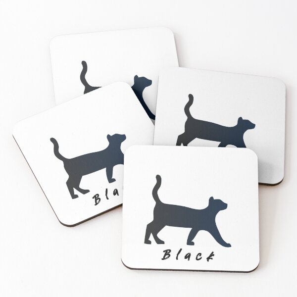 Item preview, black cat designed and sold by Chaima Bousnane.