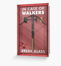 In Case Of Walkers Greeting Card
