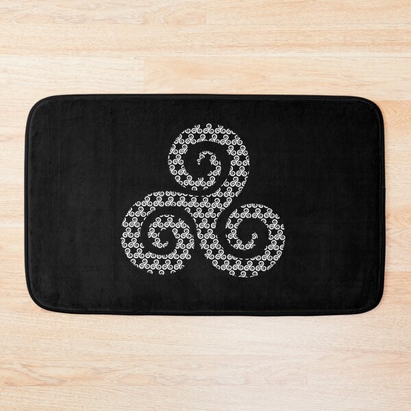 Item preview, black and white triskel designed and sold by grafikestelle.