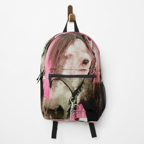 Item preview, Horse portrait in pink designed and sold by horseaddicted.