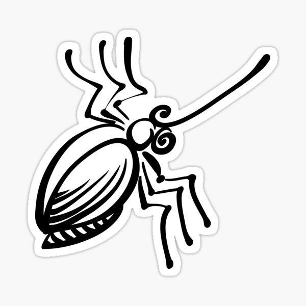 "Insects" Sticker by burbuja Redbubble