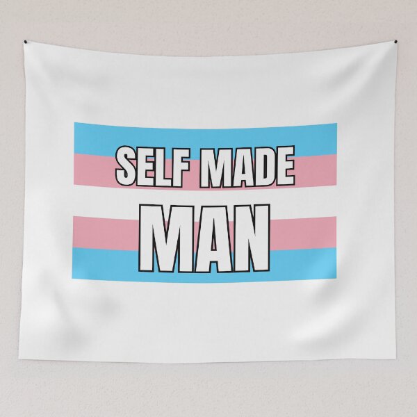Item preview, Self made man trans flag men designed and sold by Inspirationmotivation.
