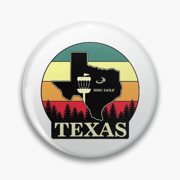 Artikelvorschau, Retro Texas Karte Discgolf entworfen und verkauft von DiscGolfArts.
