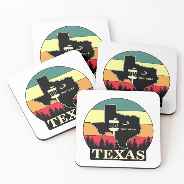 Artikelvorschau, Retro Texas Karte Discgolf entworfen und verkauft von DiscGolfArts.