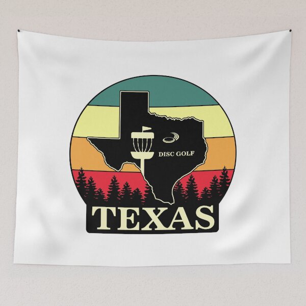 Item preview, Retro Texas Map Disc Golf  designed and sold by DiscGolfArts.