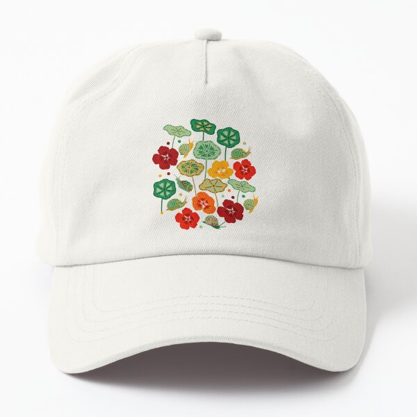 Nasturtiums & Snails  Dad Hat