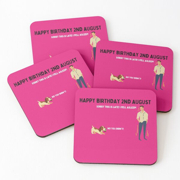 Item preview, perfect happy birthday 1st august person card designed and sold by JimMacShirts.