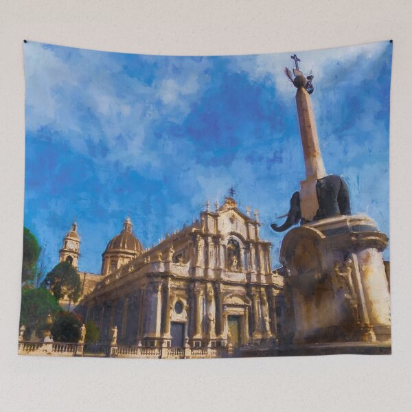 Item preview, Catania, Cathedral of Saint Agatha designed and sold by AM FineArtPrints.