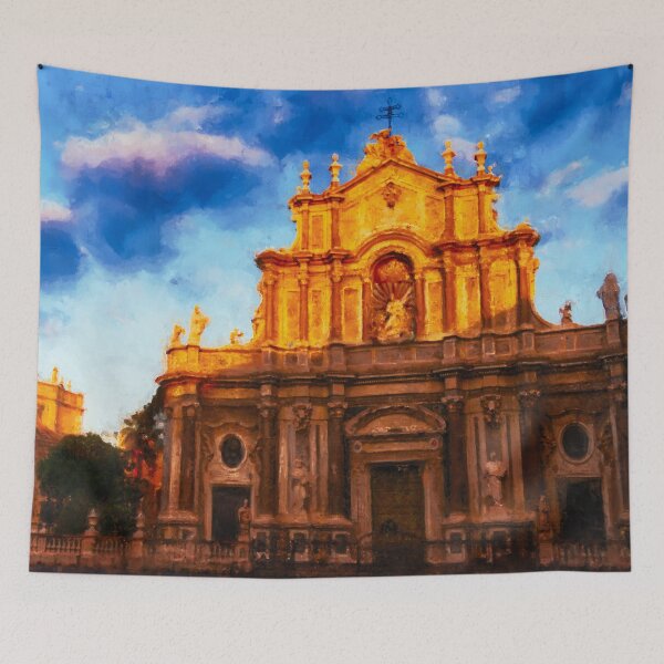 Item preview, Catania, Cathedral of Saint Agatha designed and sold by AM FineArtPrints.
